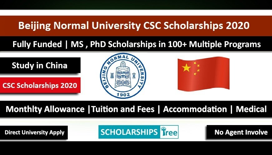 Chinese Government Scholarships(CSC) Beijing Normal University 2020 - Fully Funded