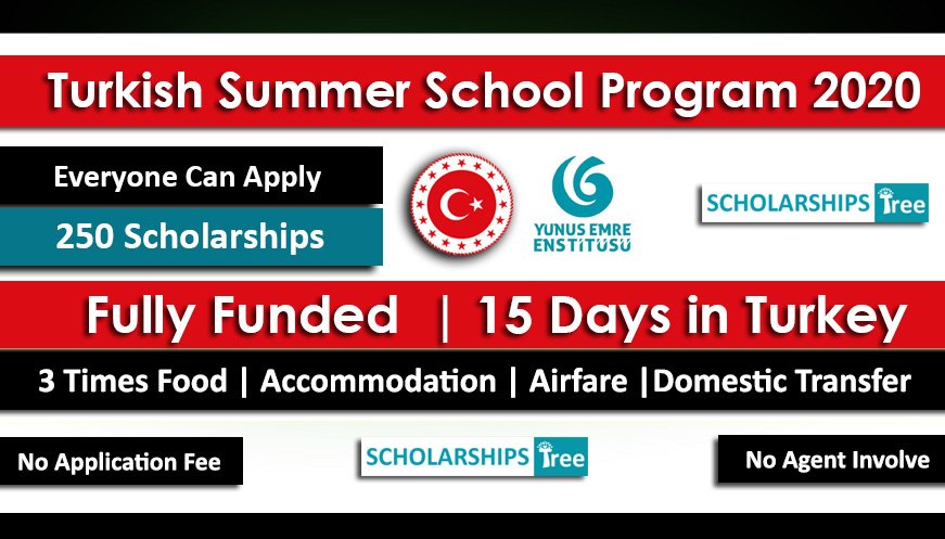 Turkish Summer School 2020 in Turkey - Fully Funded for International Students