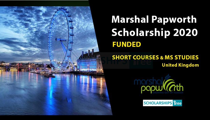 Marshal Papworth Masters Scholarships For International Students 2020